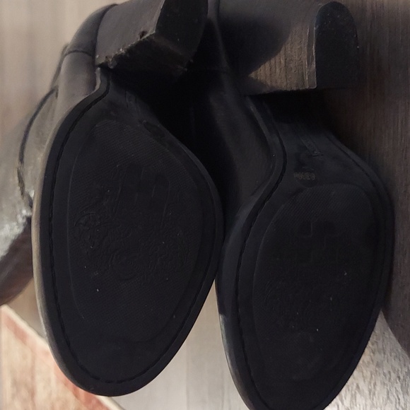 Vince Camuto Braden Tall Black Leather Boots 6.5B - Picture 5 of 13